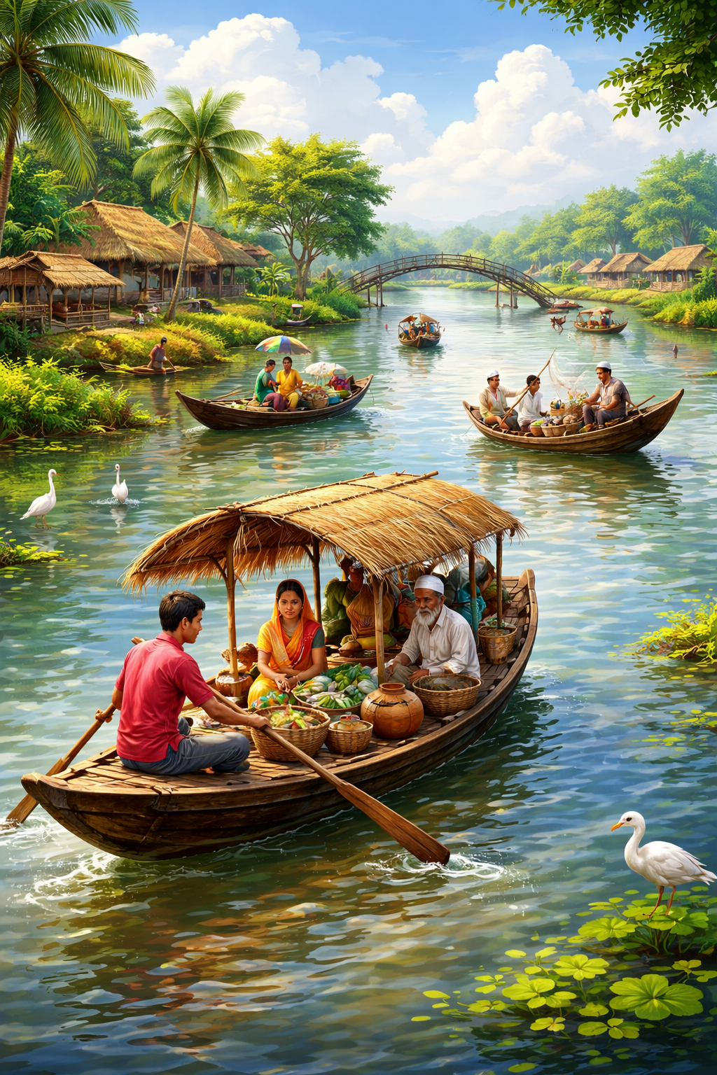 নদী নৌকা সম্পর্কিত গাণিতিক সমস্যা
